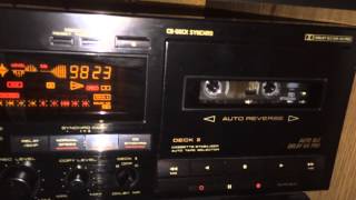 How to record on cassette tapes with the Pioneer CTW850R [upl. by Primavera]