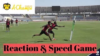 Blazing FootballSoccer Speed Reaction Game with AChamps [upl. by Clotilde]