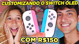 Como CUSTOMIZAR o Nintendo Switch BARATINHO  Controles proteção case e mais NintendoBarato [upl. by Nussbaum267]