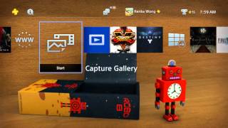 Toy Robot Dynamic Theme PS4 [upl. by Ennahteb]