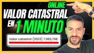 📒Cómo saber el VALOR CATASTRAL de un inmueble 2024 ➡️ Rápido y fácil [upl. by Olraced]