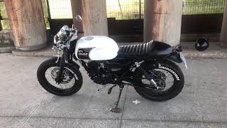 ORCAL SIRIO CAFE RACER 7 ASIENTO SNELL ROUTE 66 NEGRO MATE [upl. by Ahteral]