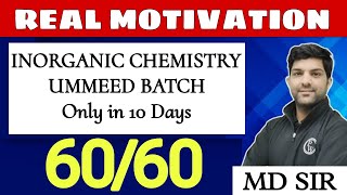 Ummeed Batch  Mohit Dadeech Sir  Inorganic Chemistry  Last 30 Days Perfect Plan  Physics Wallah [upl. by Goldsworthy]