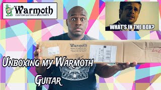 Warmoth sent me a package  Unboxing my custom Warmoth guitar [upl. by Betsey]