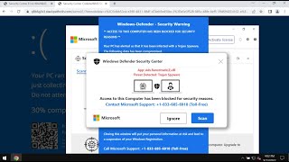 Threat Detected Trojan Spyware scam removal [upl. by Okire485]