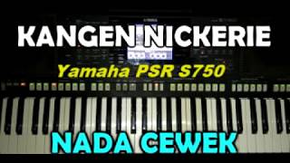 KANGEN NICKERIE Didi Kempot KARAOKE NADA CEWEK by Saka [upl. by Odell]