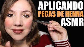 Pecas de Henna  ASMR en ESPAÑOL  RolePlay de Belleza [upl. by Lavicrep516]