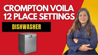 Crompton 12 Place Setting Dishwasher Review [upl. by Swann]