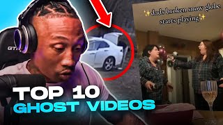 Top 10 SCARIEST GHOST Videos of the MONTH  Nukes Top 5  REACTION [upl. by Ardnasirk]