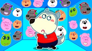 Wolf Family⭐️ Who is Wolfoos Best Friend  Wolfoo Kids Stories About Stickers  Kids Cartoon [upl. by Eiroc]