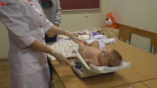 The technique of anthropometric measurements in infants [upl. by Nanyt]