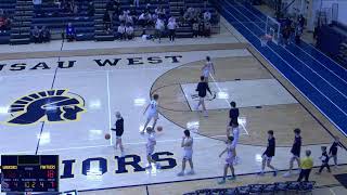 Wausau West High School vs Stevens Point High School Mens JV Basketball [upl. by Jermain]