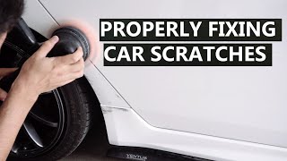 How to PROPERLY Repair Scratches on Your Car  The Professional Way [upl. by Havard322]