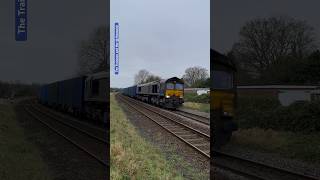 GBRf 66304 Donnington RFT to Kineton MOD  Nantwich🪣🧽🔫 [upl. by Leffert]