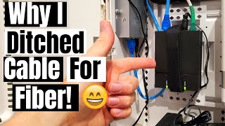 HOME FIBER OPTIC INTERNET INSTALLATION  HOW TO [upl. by Nelyk494]