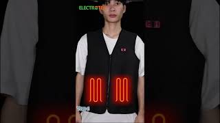 Waterproof fabric heated vest electrotec vest heatedvest heatedapparel [upl. by Kannan]