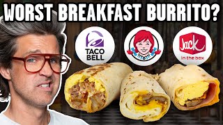 Who Makes The WORST Breakfast Burrito [upl. by Ocirred]