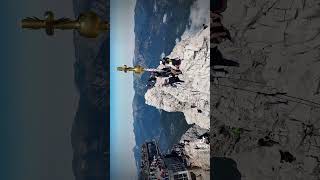 Top of germany zugspitze drone travel trip nature mountains [upl. by Sadirah]