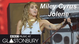 Miley Cyrus  Jolene  Glastonbury 2019 [upl. by Clovah657]