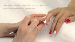 essie Tipp beerenstark  Nail Design Tutorial [upl. by Nnep]