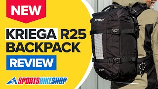 NEW Kriega R25 motorcycle backpack review  Sportsbikeshop [upl. by Auric]