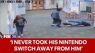 Florida teachers aide allegedly attacked by student says I never took the Nintendo Switch from him [upl. by Adniled]