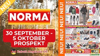 NORMA Prospekt Werbung  Rabatt Angebote DE  Prospekt Gültig von 30092024 [upl. by Dorrej617]