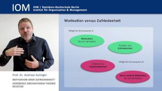 Prof Dr Andreas Aulinger Herzbergs ZweiFaktorenTheorie  Modified Version [upl. by Nibor280]