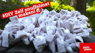 DIY zelf een snuffelmat voor je hond maken DIY Honden [upl. by Fowler]