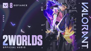 2WORLDS  Madge x VALORANT  Official Audio [upl. by Auqeenahs]