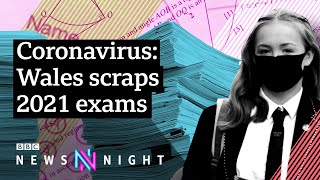 Coronavirus Will school exams be cancelled around the UK in 2021  BBC Newsnight [upl. by Mishaan725]