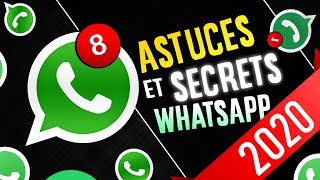 😱 VOICI LES 8 ASTUCES WHATSAPP À URGEMMENT CONNAÎTRE EN 2020 ⌚️ [upl. by Johanan]