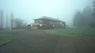 Walking around Wapato Lake in the morning fog ASMR [upl. by Dlonra90]