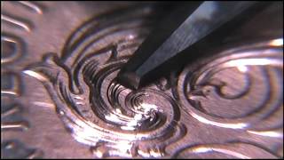 Hand Engraved Scrollwork Practice [upl. by Backler]