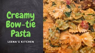 Creamy Bow Tie Pasta  How to Make Creamy Pasta  Dinner tonight  One Pot Meal  Easy Recipe [upl. by Blanchard]