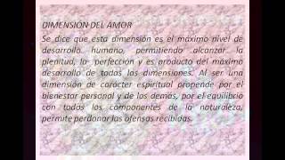 LAS DIMENSIONES DEL SER HUMANO [upl. by Anauqahs]