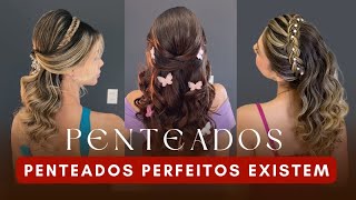 Penteados Perfeitos  Hairstyle  Peinado [upl. by Enelad]