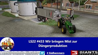 LS22 433 Wir bringen Mist zur Düngerproduktion Südhemmern [upl. by Connelly551]