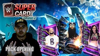 WWE SUPERCARDPACK OPENING SEASON 5RTGна русском [upl. by Anole]