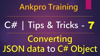 C tips and tricks 7  Converting JSON data to C Object jsonplaceholdertypicode and json2csharp [upl. by Maurise]