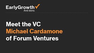 Meet The VC Michael Cardamone of Forum Ventures [upl. by Icam]