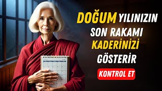 Doğum Yılınızın Son Rakamı Ne Anlama Geliyor ŞOK OLACAKSINIZ ✨Budist Öğretileri [upl. by Ordisy356]