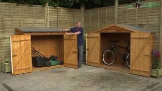 Compact Garden Storage Sheds amp SmallSpace Solutions from The ShedPlus Small Storage Range [upl. by Claudell]