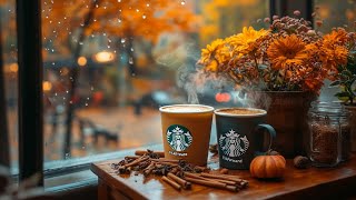 Autumn Jazz Instrumental  Cozy Coffee Shop Music for Relaxing [upl. by Anyar]