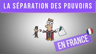 La séparation des pouvoirs en France  vidéo animée [upl. by Nyhagen]