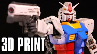 3D PRINTING GUNDAM  Gunpla Accessories with DLP Resin Printing [upl. by Manno872]