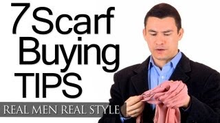 How To Buy A Mans Scarf  7 Scarf Buying Tips For Men  Choosing Mens Scarves [upl. by Ilam]