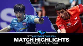 Ganghyeon Park vs Sid Naresh  MS Qual  WTT Contender Tunis 2023 Presented by KIA [upl. by Noiek926]