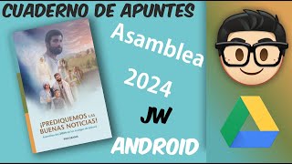 Cuaderno de apuntes Asamblea Regional quot¡Prediquemos las buenas noticiasquot 2024 Publicación Android [upl. by Assener]