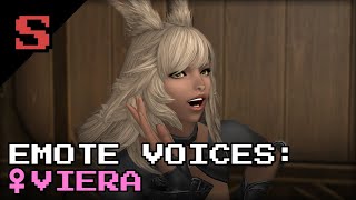 FFXIV Emote Voices Female Viera [upl. by Anidam]